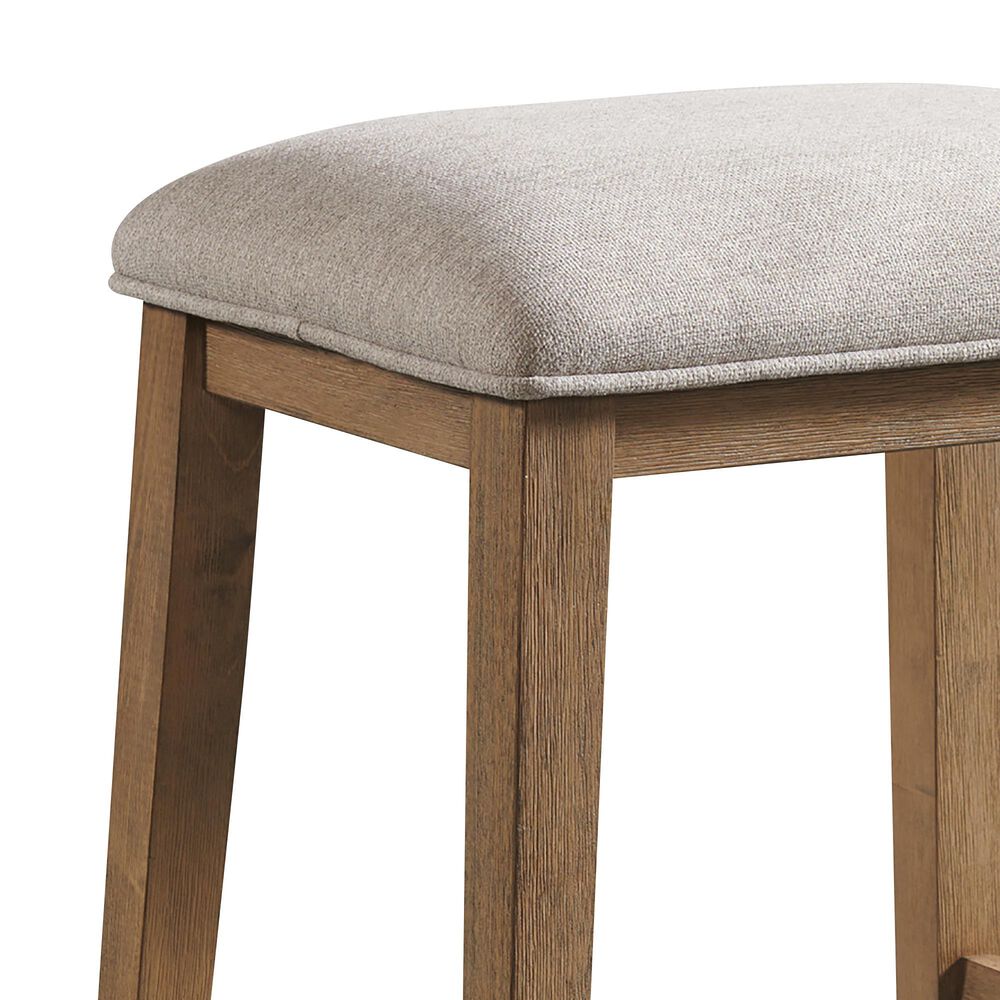 Hawthorne Furniture Eden 24&quot; Backless Bar Stool in Rustic Dune, , large