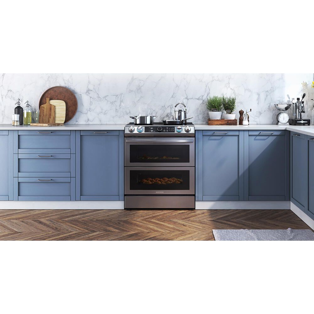 Samsung 6.3 Cu. Ft. Slide-In Dual Door Induction Range with Wi-Fi and Air Fry in Stainless Steel, , large