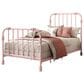 Furniture of America Wren Twin Spindle Kids Bed in Pink, , large