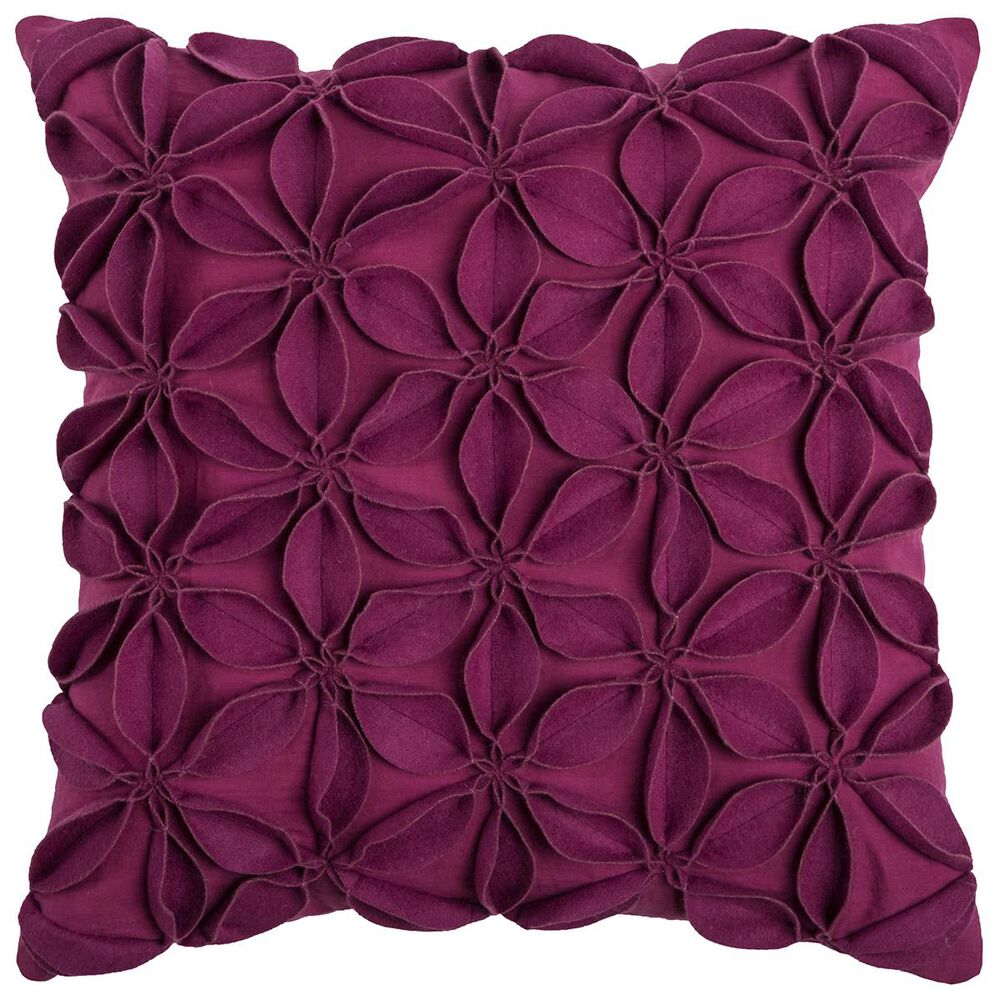 Rizzy Home 18" x 18" Pillow Cover in Purple, , large