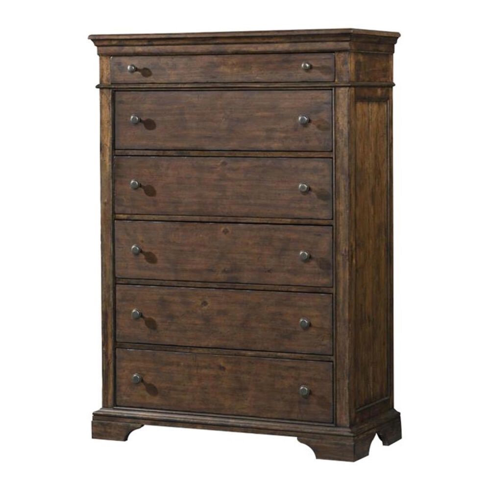 Trisha Yearwood Home Collection Memphis Drawer Chest in Coffee, , large