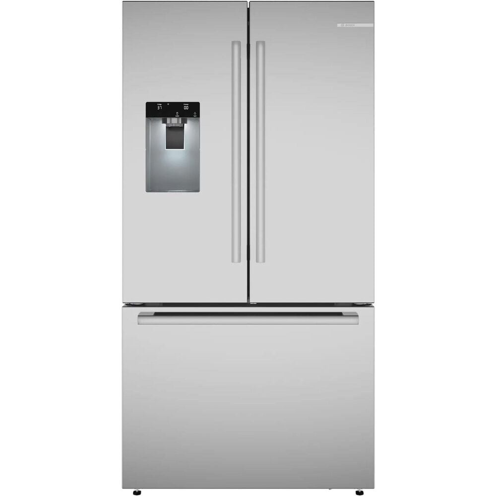 Bosch 26 Cu. Ft. 500 Series French Door Bottom Mount Refrigerator in Stainless Steel, , large