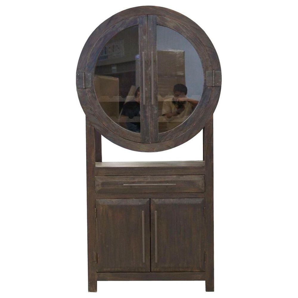 Heirloom Home Marine Bar with Glass Doors and Cobre Hardware, , large