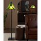 LumiSource Ren Table Lamp with Green Glass Shade in Oil Rubbed Bronze, , large