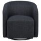 Coaster Mossbrook Swivel Accent Chair in Anthracite, , large