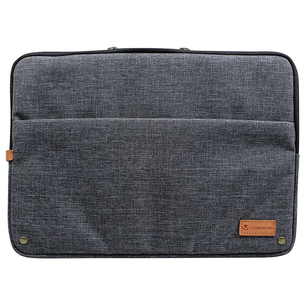 Volkano 15.6" Premier Series Laptop Sleeve in Dark Grey, , large