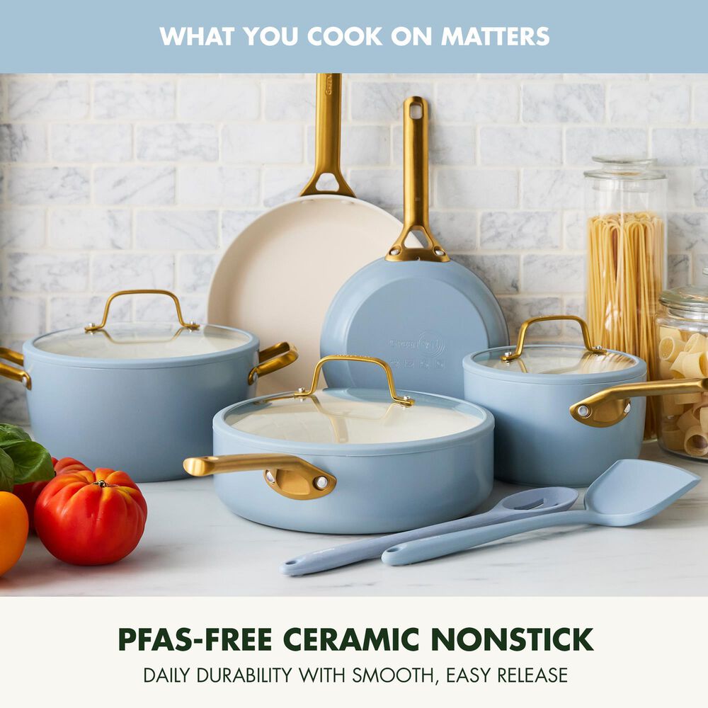 Green Pan Reserve Pro 10-Piece Cookware Set in Glacier, , large