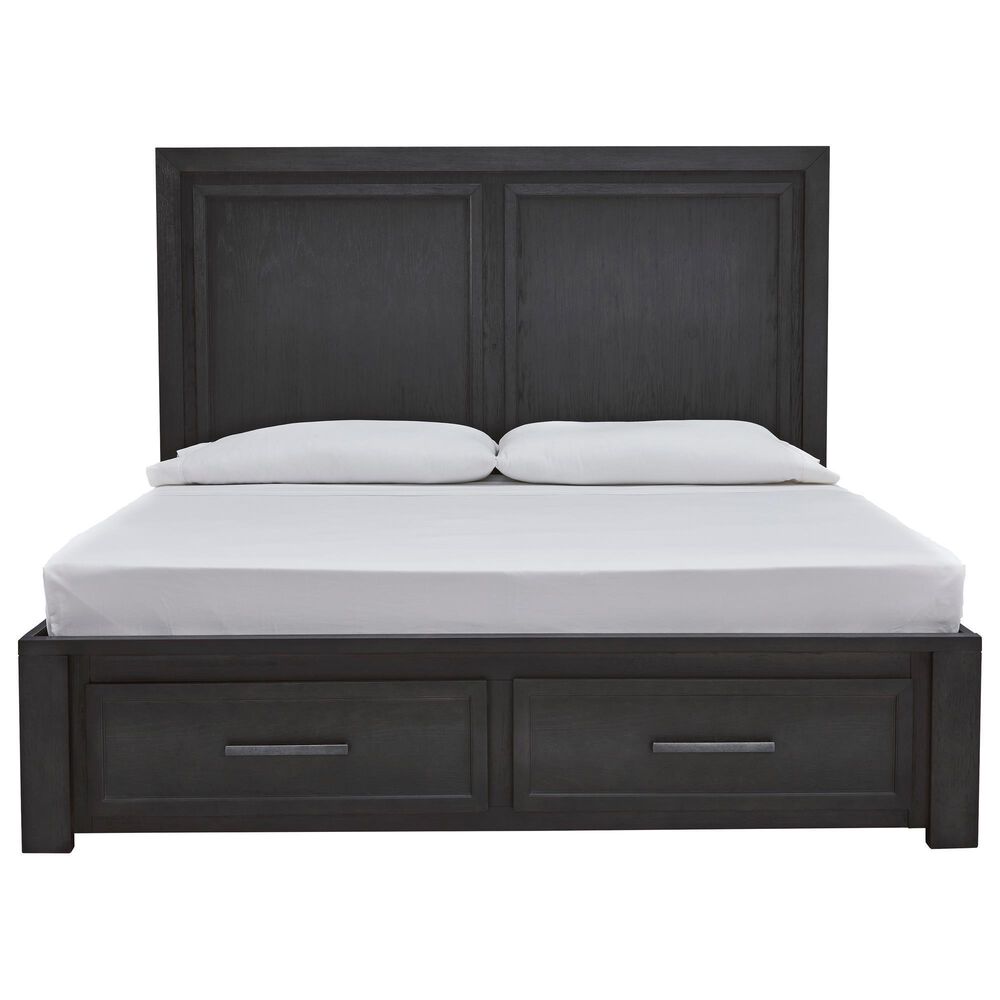 Millenium Foyland California King Storage Bed in Black and Brown, , large