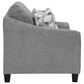 Ashley Mathonia Stationary Sofa and Loveseat Set in Smoke, , large