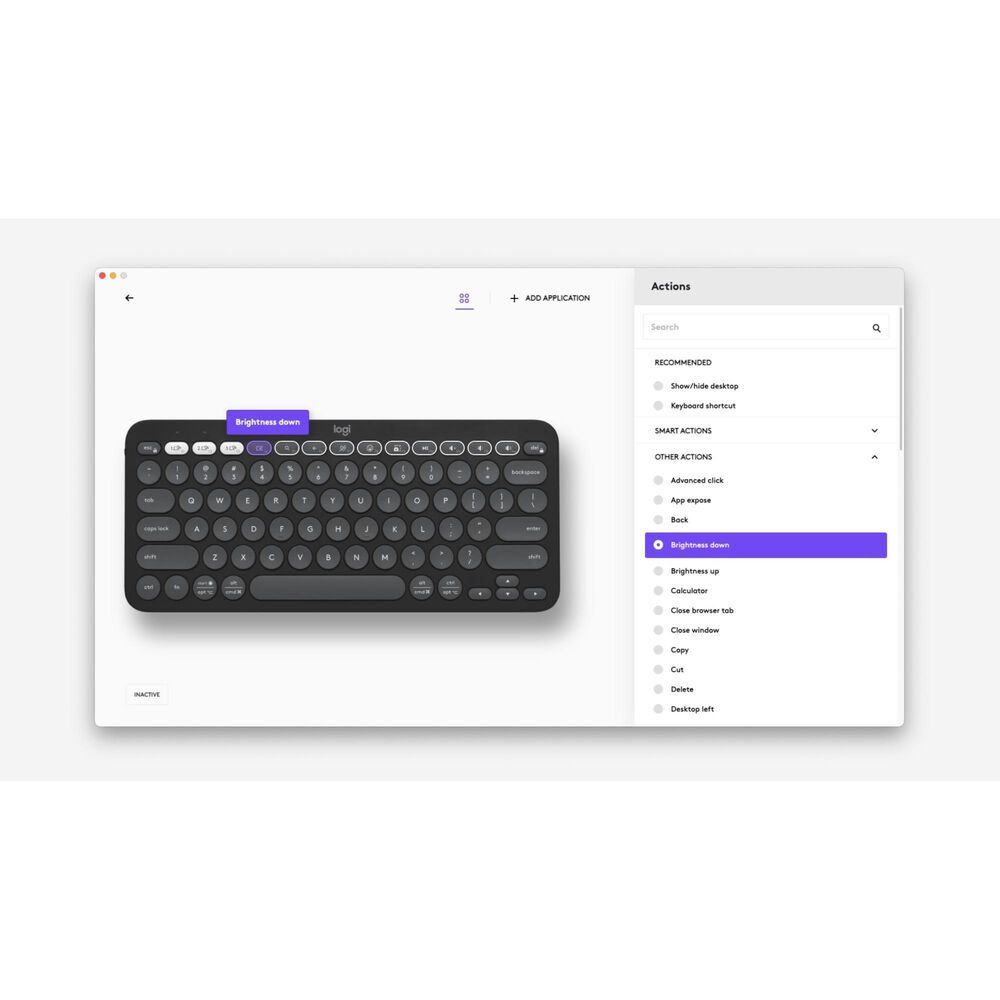 Logitech Pebble Keys 2 K380s Bluetooth Keyboard in Tonal Graphite, , large