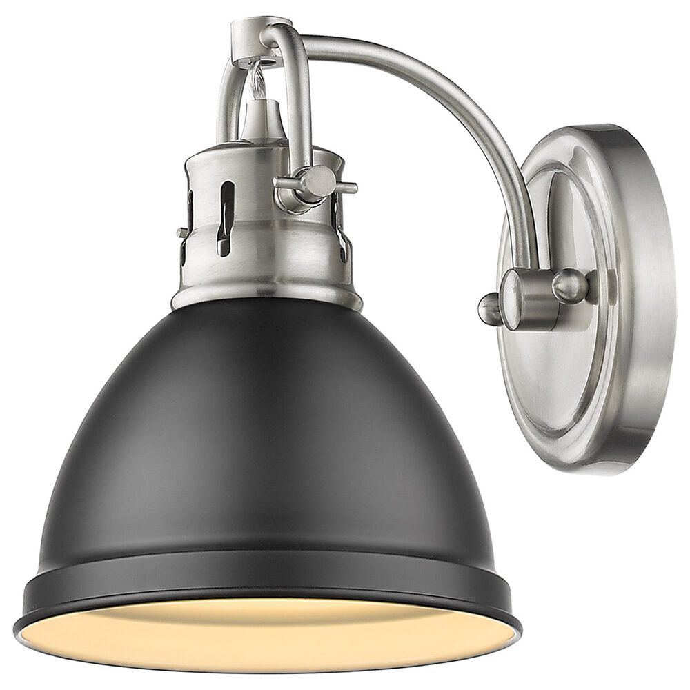 Golden Lighting Duncan 1-Light Bath Vanity in Pewter, , large