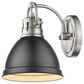 Golden Lighting Duncan 1-Light Bath Vanity in Pewter, , large
