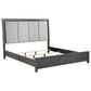 New Heritage Design Odessa 3-Piece King Bedroom Set in Charcoal and Silver, , large