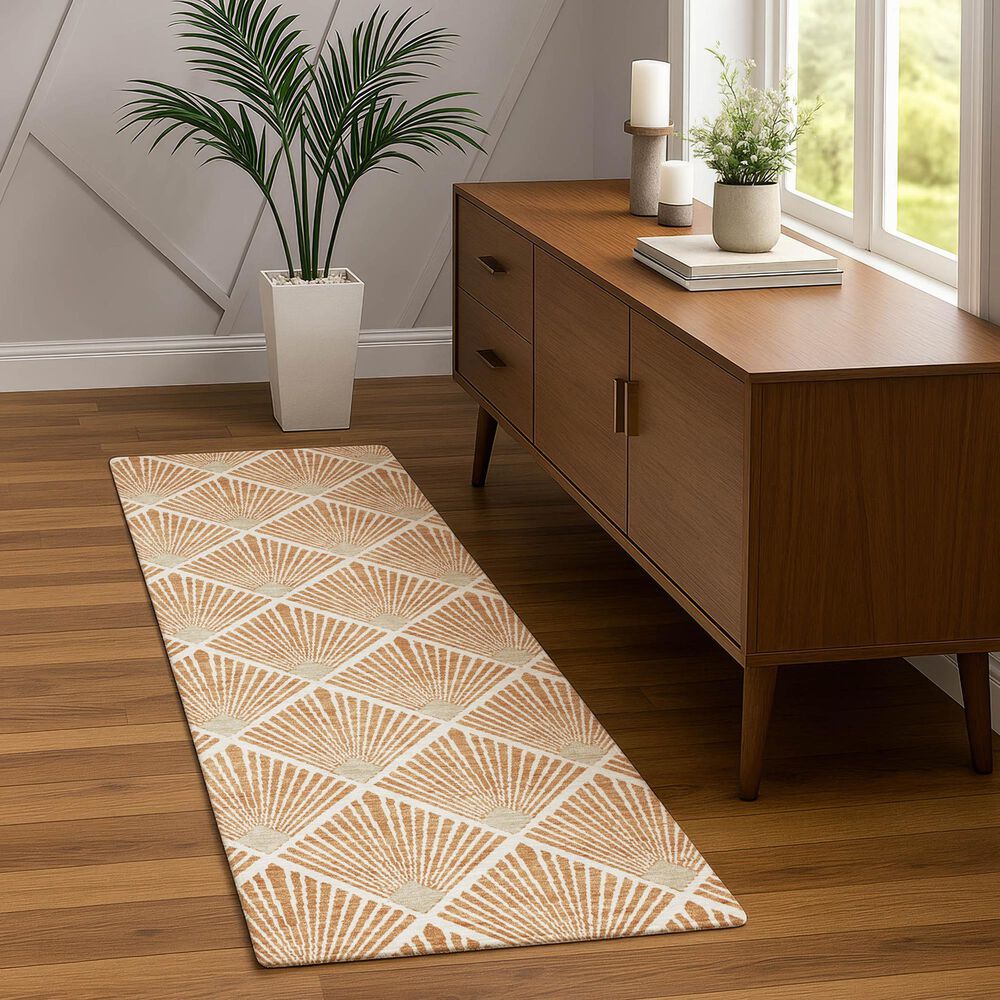Dalyn Rug Company The Reserve TR9 Copper 2&#39;3&quot; x 7&#39;6&quot; Indoor/Outdoor Runner, , large