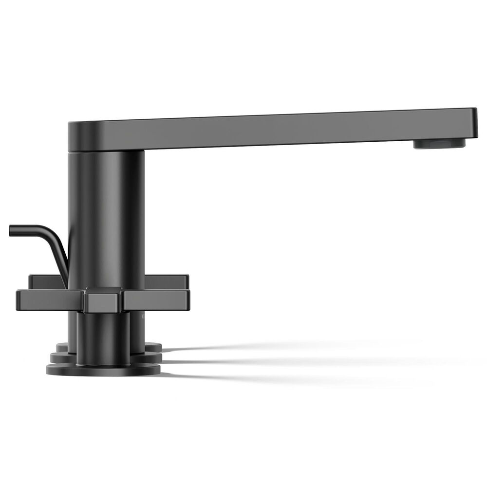 Kohler Composed Widespread Bathroom Sink Faucet with Cross handles in Matte Black, , large