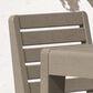 Homestyles Sustain Patio Dining Armless Chair with Gray Cushion in Stain Brown (Set of 2), , large