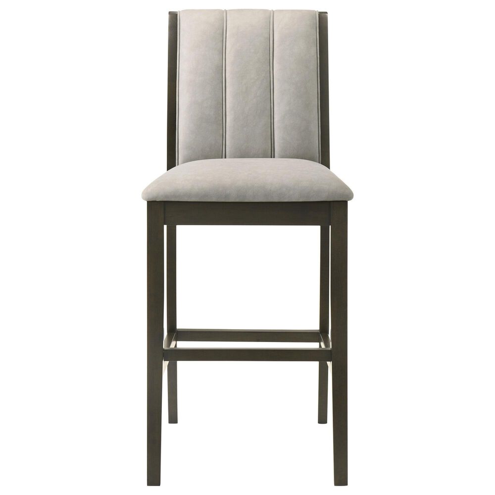 Armen Living Nolan 26" Counter Height Stool in Dark Roast, , large