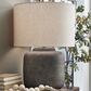 Ashley Zandophen Metal Table Lamp in Antique Gray, , large
