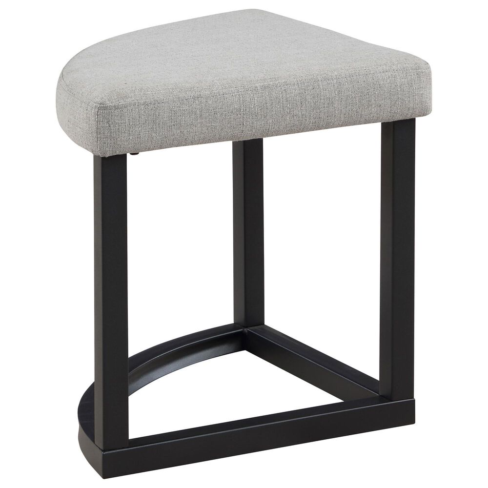 Steve Silver Furniture Magnolia Nesting Coffee Table with 4 Stools in Sand and Black, , large