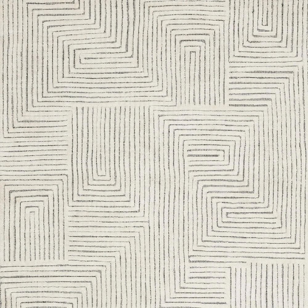 Drew and Jonathan Home Sirocco Algiers 6&#39; x 9&#39; Black and White Area Rug, , large