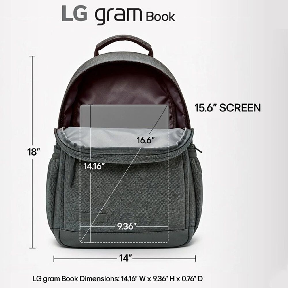 LG Gram Book 15.6&quot; Laptop | Intel Core i5-1334U - 8GB RAM - Intel Iris Xe Graphics - 512GB SSD in Titan Silver, , large