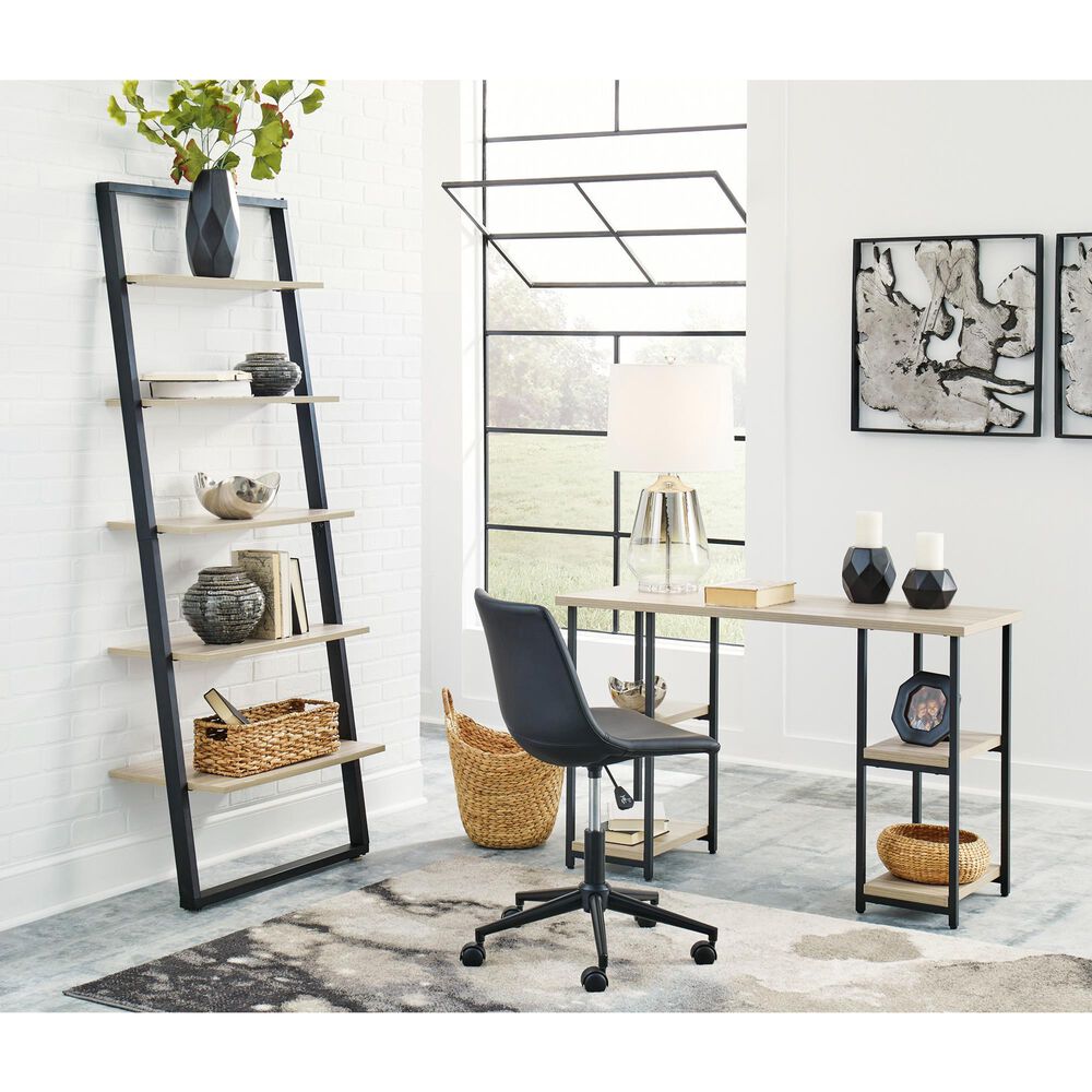 Ashley Waylowe 48&quot; Writing Desk in Natural and Black, , large