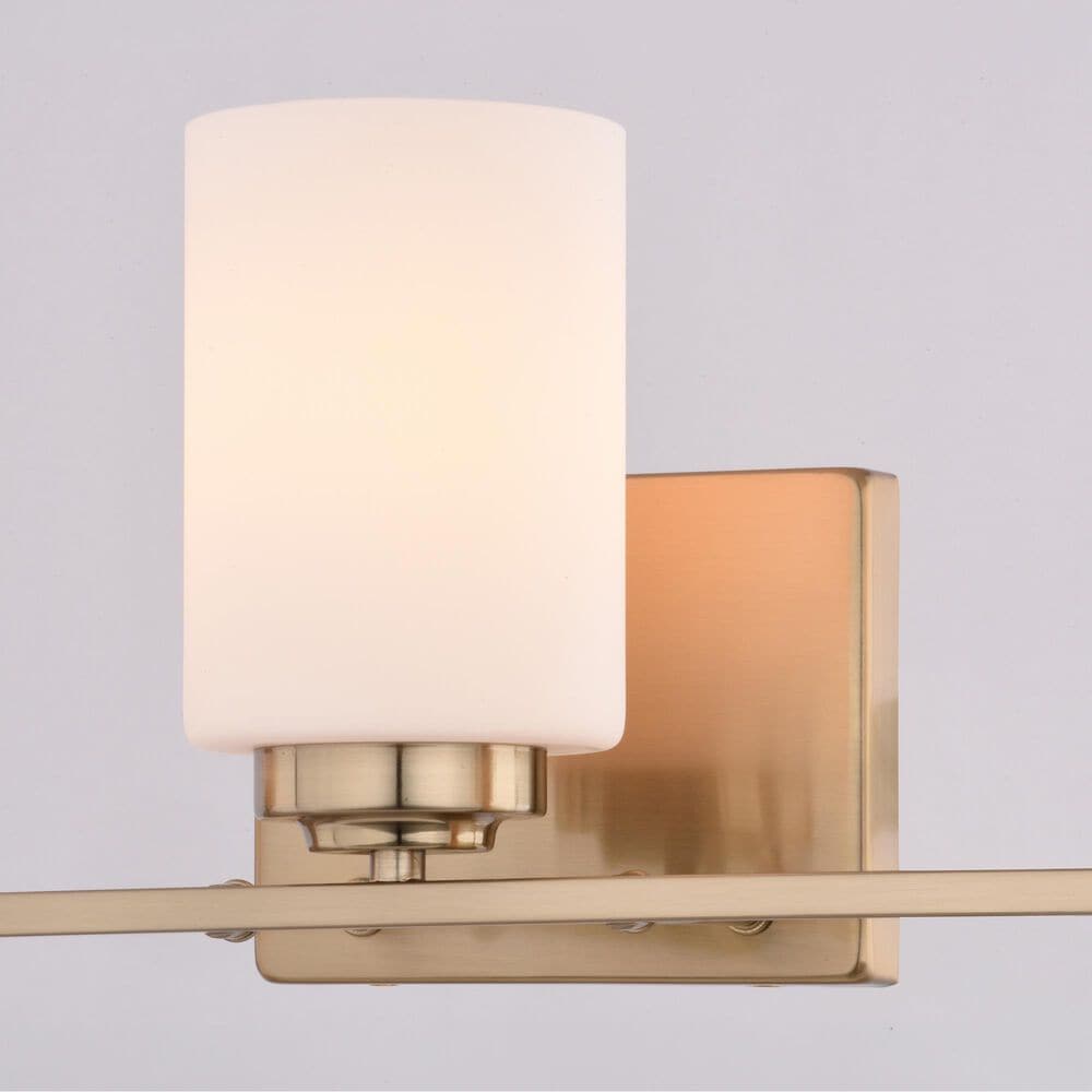 Vaxcel Park Ridge 3-Light Bathroom Vanity in Champagne Gold, , large