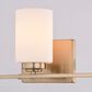 Vaxcel Park Ridge 3-Light Bathroom Vanity in Champagne Gold, , large