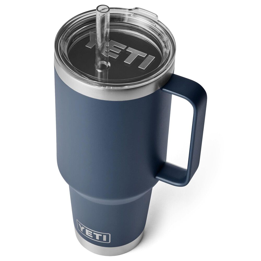 YETI Rambler 42 Oz Straw Mug with Straw Lid in Navy, , large