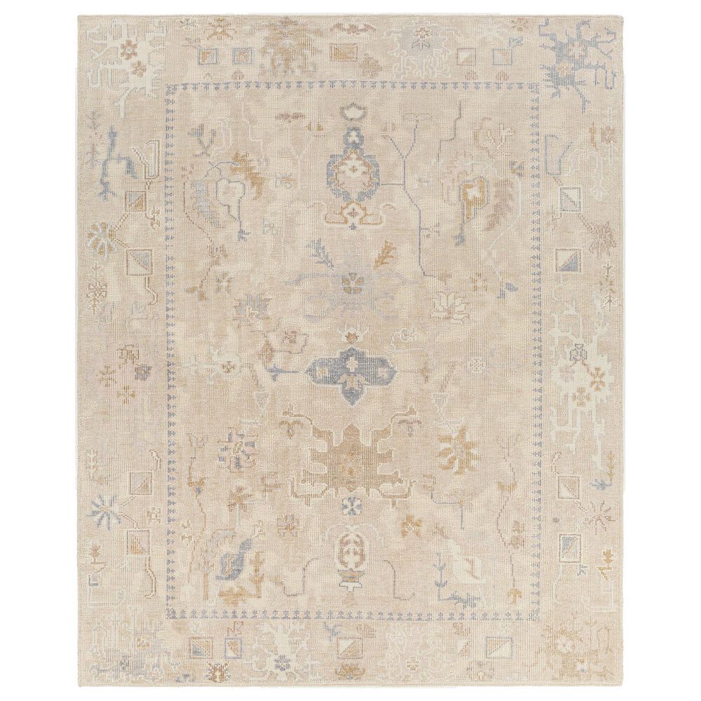 Surya Revere 9" x 12" Black, Taupe, Light Brown, Olive, Denim, Gray and Tan Area Rug, , large