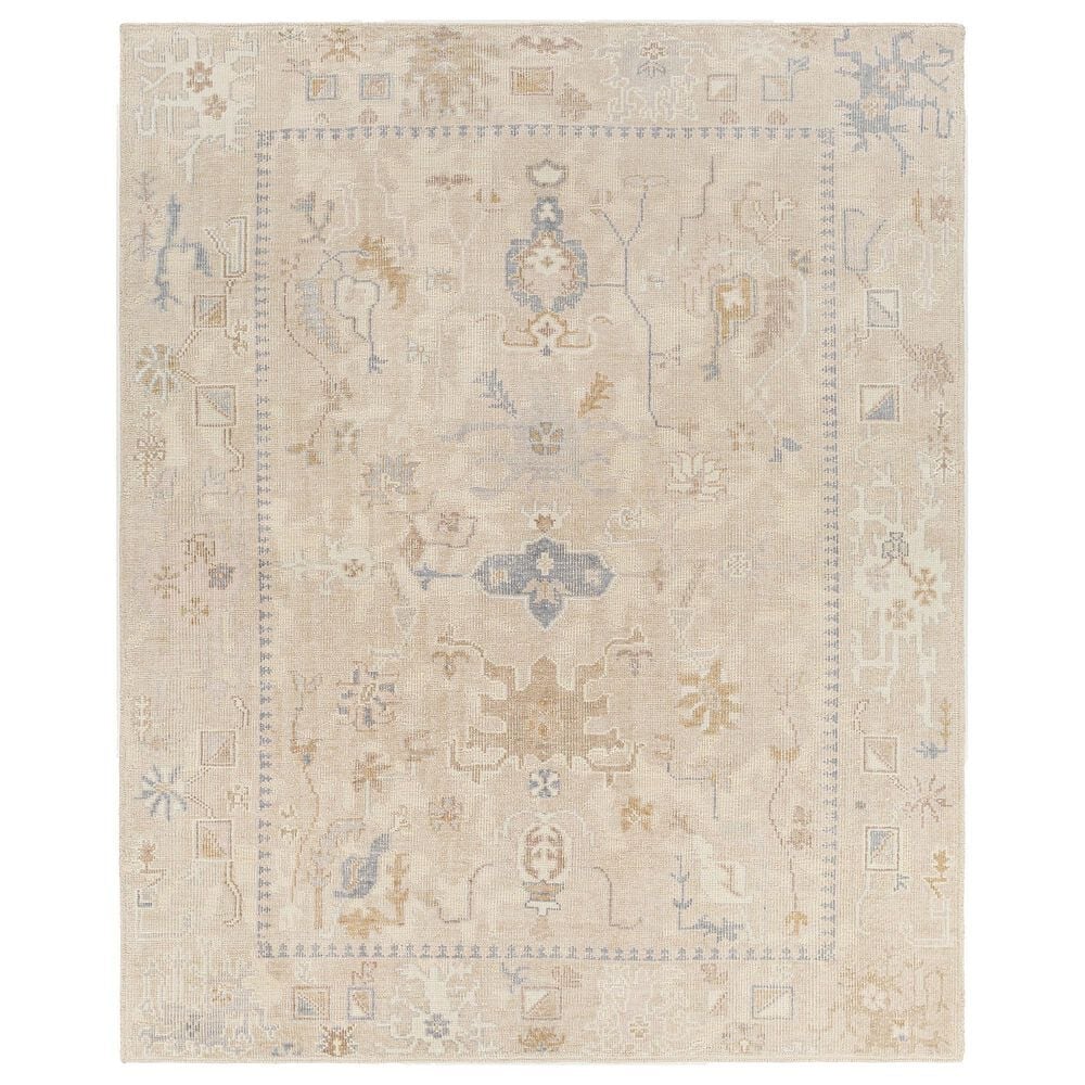 Surya Revere 9" x 12" Black, Taupe, Light Brown, Olive, Denim, Gray and Tan Area Rug, , large