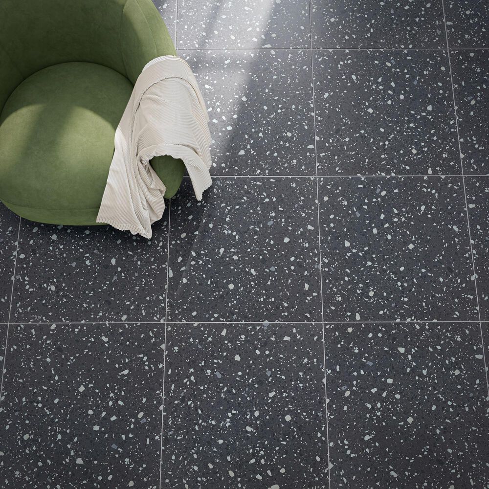 Dal-Tile Poke Raven Flecks 24" x 24" Porcelain Tile, , large