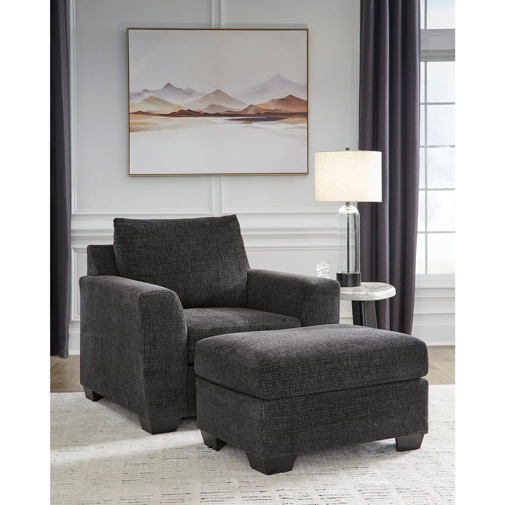 Ashley Loreo Arm Chair in Ebony, , large