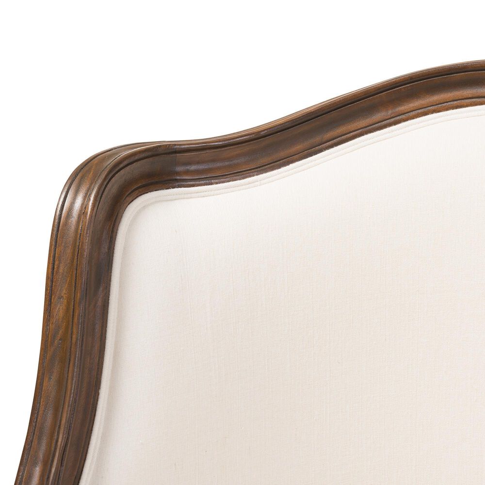 Baxton Studio Charlemagne Accent Chair in Off-White, , large