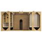 James Martin Vanities Hudson 48" Single Bathroom Vanity in Light Natural Oak with 3 cm Eternal Marfil Quartz Top and Rectangular Sink, , large