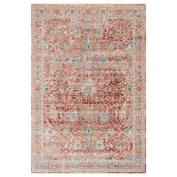Loloi Claire CLE-01 3"7" x 5"1" Red and Ivory Area Rug, , large