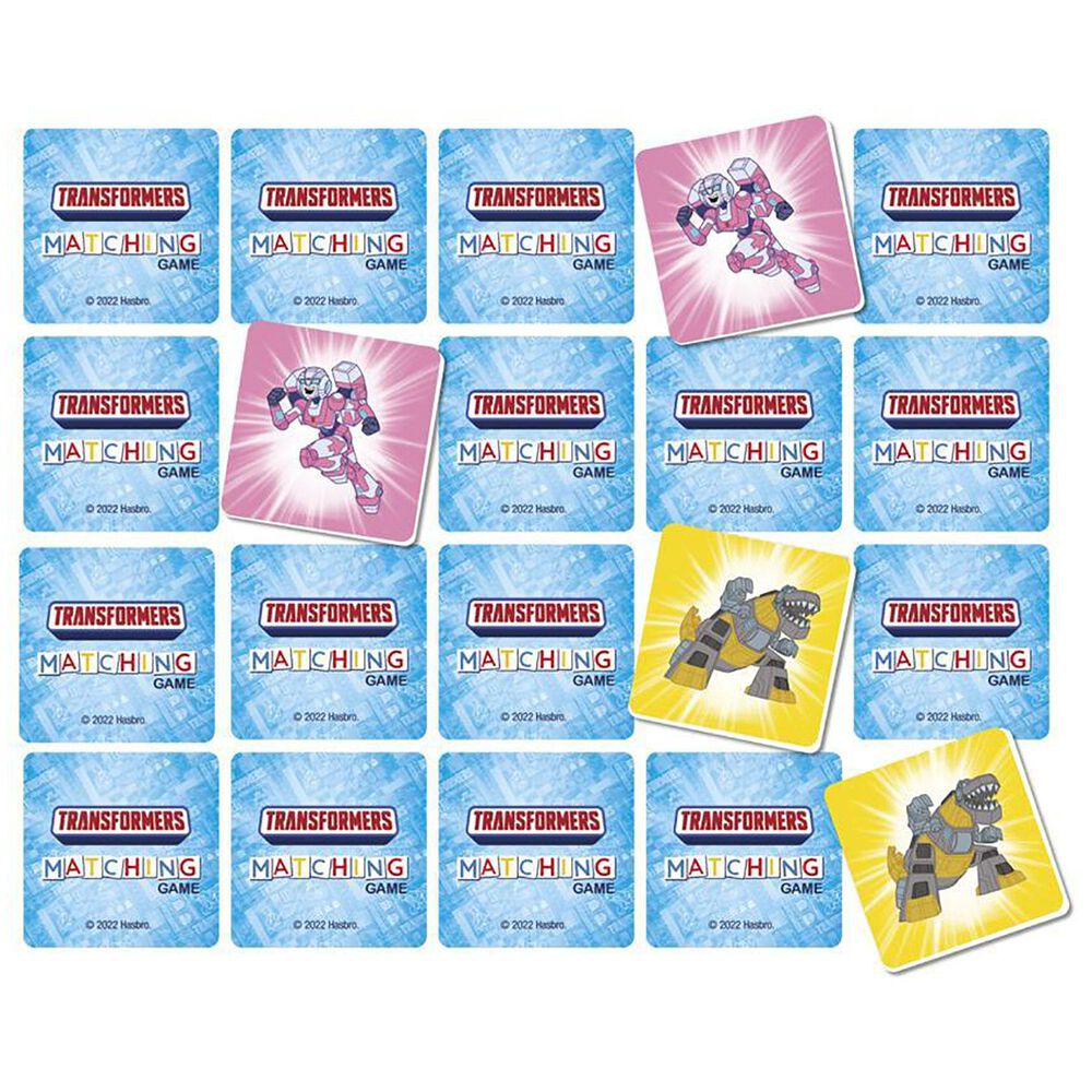 Hasbro Gaming Transformers Matching Game for Kids Ages 3 and Up, , large