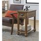 Null Chairside End Table in Pecan, , large
