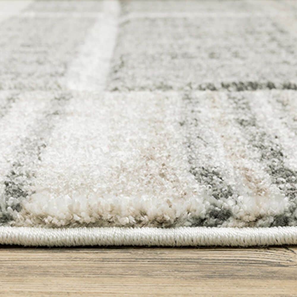 Oriental Weavers Cambria Faded Stripes 6&#39;7&quot; x 9&#39;6&quot; Beige Area Rug, , large