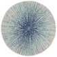 Safavieh Evoke EVK228A-5R 5"1" Round Royal/Ivory Area Rug, , large
