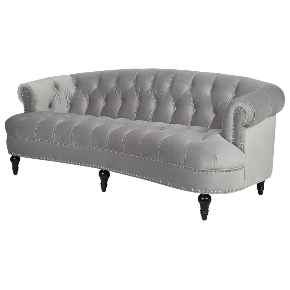 Jennifer Taylor Home La Rosa Chesterfield Tufted Sofa in Opal Grey