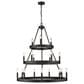Golden Lighting Alastair 18-Light Chandelier in Matte Black, , large