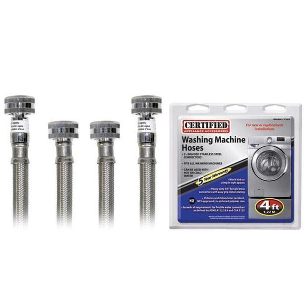 Petra Industries Inc 4" Washing Machine Hoses, , large