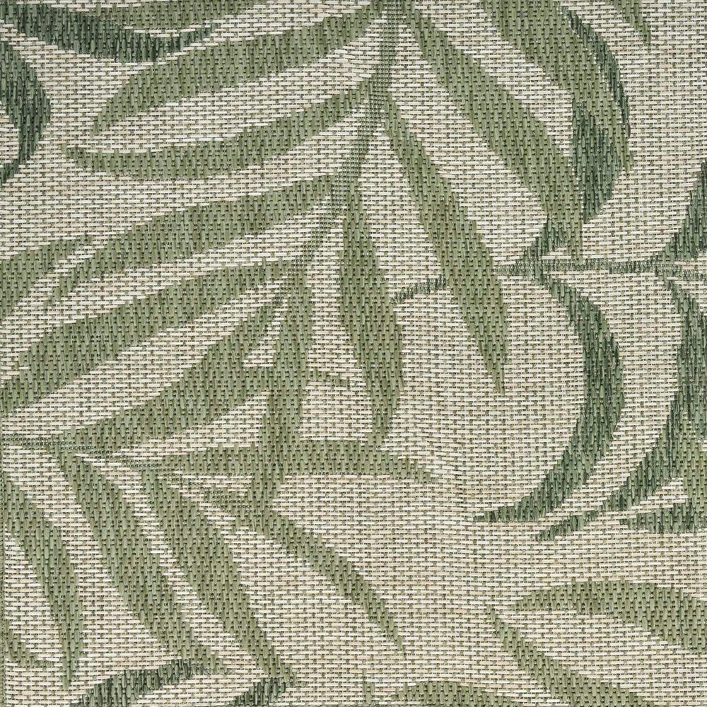 Nourison Garden Oasis GOA01 Ivory and Green 8&#39; x 10&#39; Indoor/Outdoor Area Rug, , large
