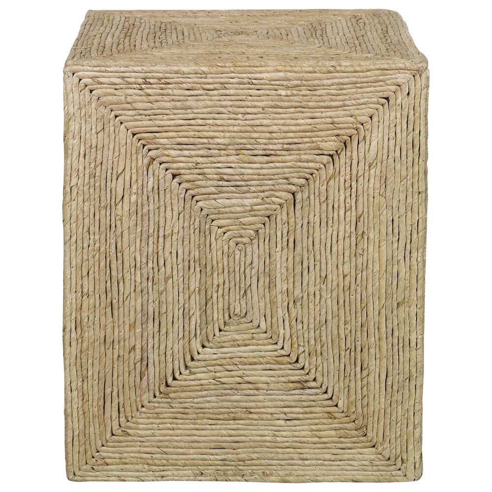 Uttermost Rora Woven Side Table in Natural, , large