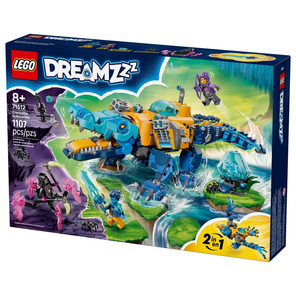 LEGO DREAMZzz Crocodile Submarine Building Set, , large
