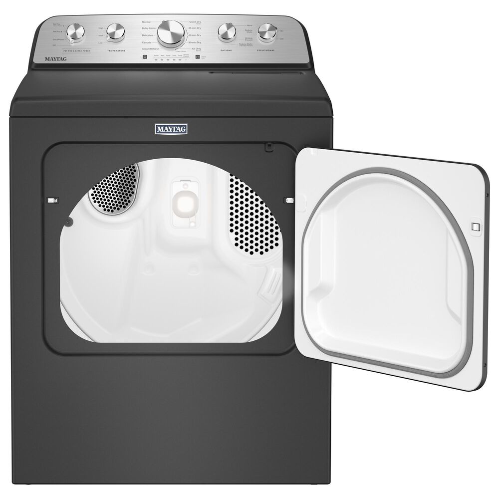Maytag 7 Cu. Ft. Front Load Gas Dryer with Pet Pro Option in Volcano Black, , large