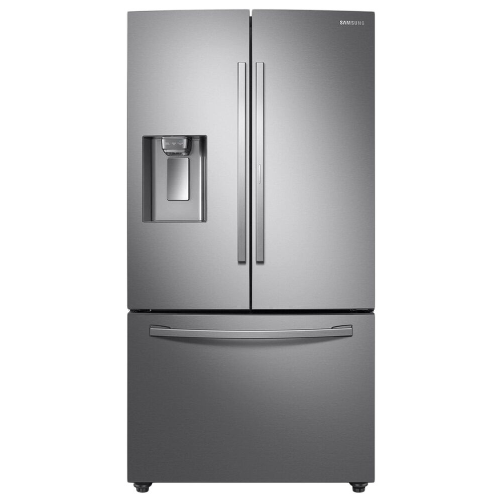 Samsung 23 Cu. Ft. 3-Door Counter Depth French Door Food Showcase Refrigerator in Stainless Steel, , large