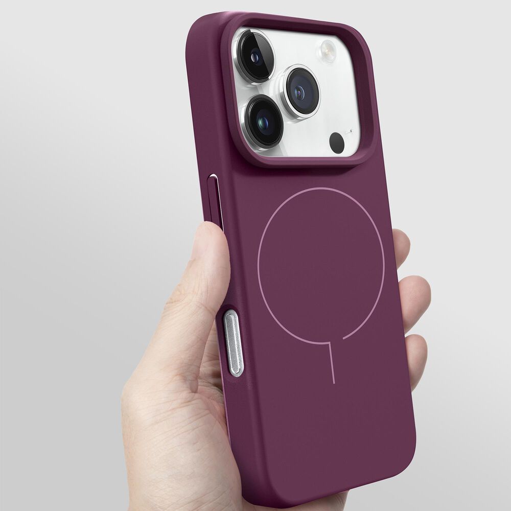 LAUT Huex Slim Case with MagSafe for iPhone 17 Pro Max in Mauve Wine, , large