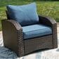 Ashley Windglow Patio Lounge Chair in Brown, , large